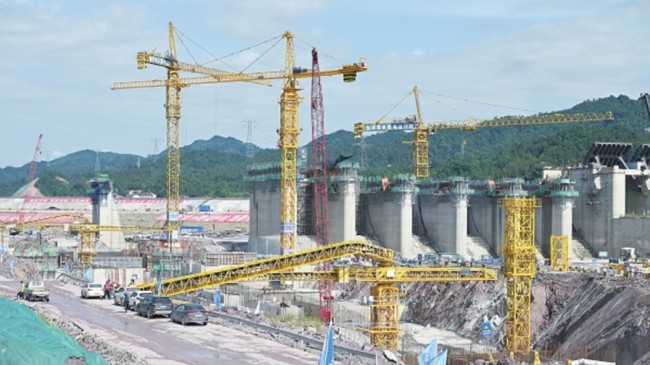 金塘冲水库枢纽工程建设提速